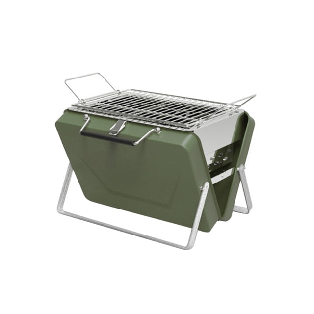 SmokeMaster Compact Foldable Portable BBQ Grill